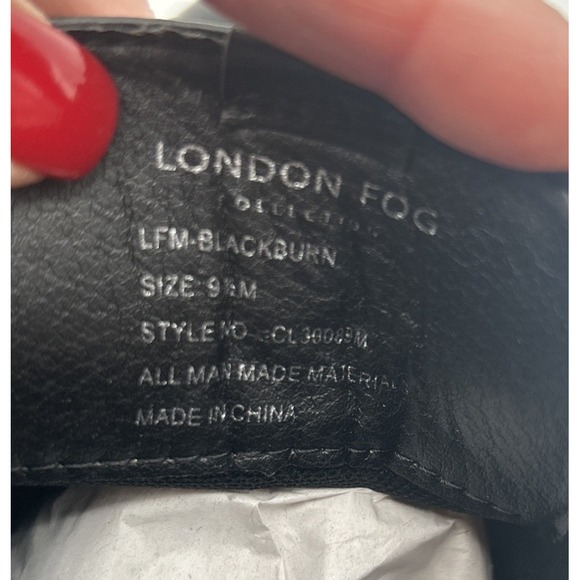 NEW London Fog LFM-Blackburn Boot, Men's Size: 9.5 M, Black, CL30089M  (NIB) - Picture 13 of 16